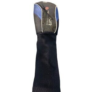 Golf club sock black blue white Tour Collection 3 length 8.75" top length READ
